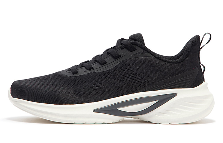 361° Blade Edge Cushioning Slip Resistant Abrasion Resistant Breathable Low top Running Shoes Women’s Black Gray