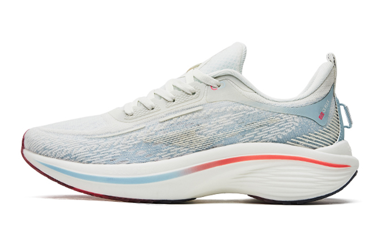 Erke Strange Bullet 3.0 Running Shoes Women’s Low Top Ivory White/Haze Light Blue