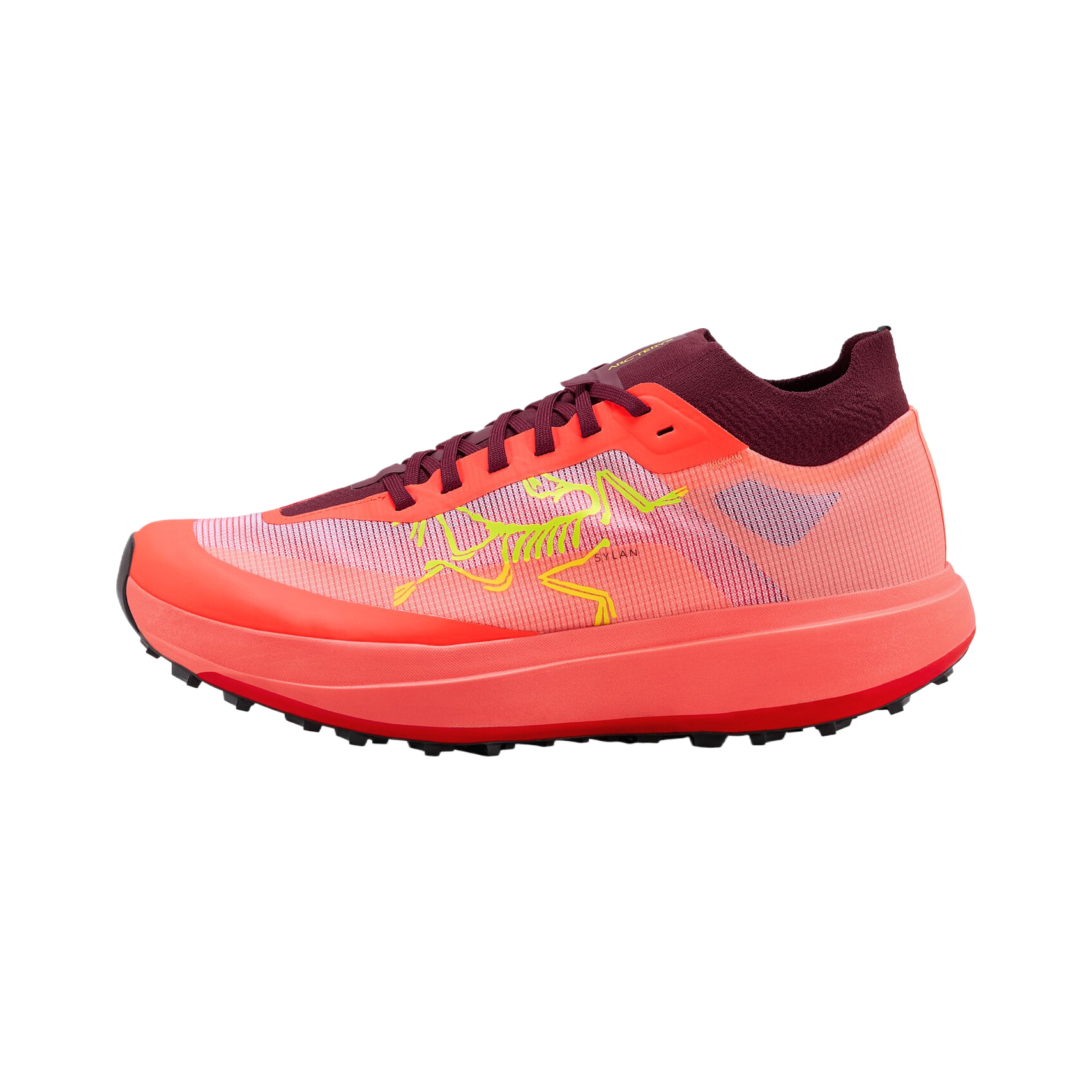 Arc’teryx SYLAN PRO Breathable Running Shoes Men’s Sour Cherry