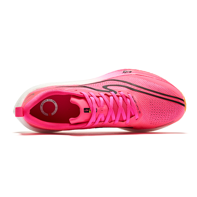 Erke Dust 3.0 Low top Luck Star Erke Technology Training Racing Running Shoes Men’s Dragon Fruit