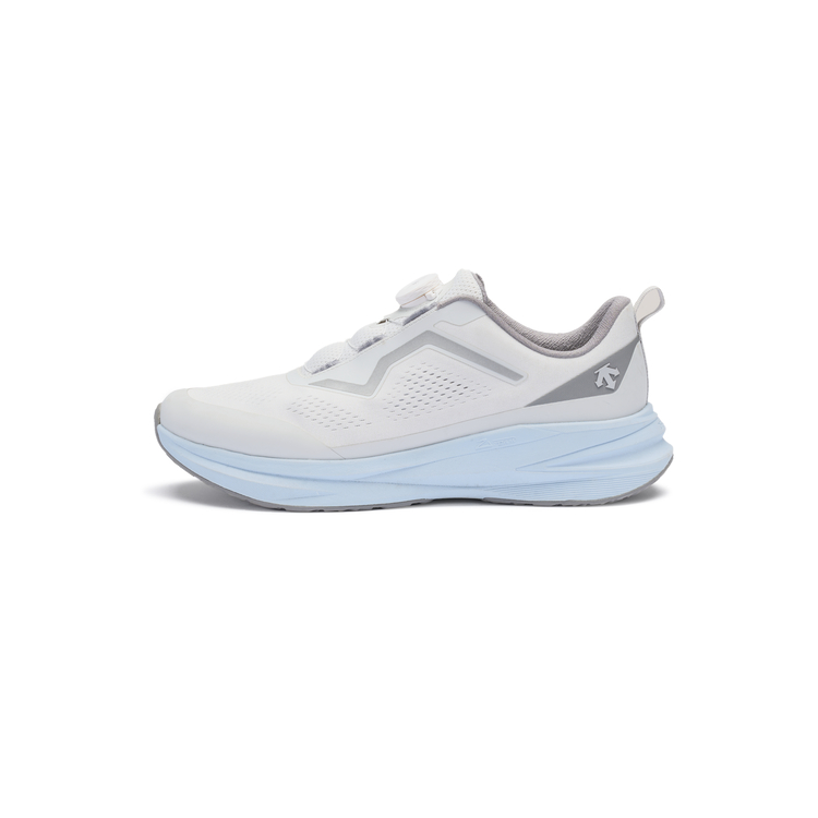 DESCENTE RUNNING Slip Resistant Abrasion Resistant Low top Casual Running Shoes Men’s Yellow White