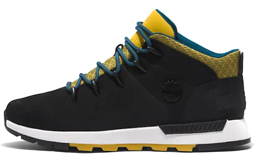 Timberland Ankle Length Outdoor Boots Black Yellow