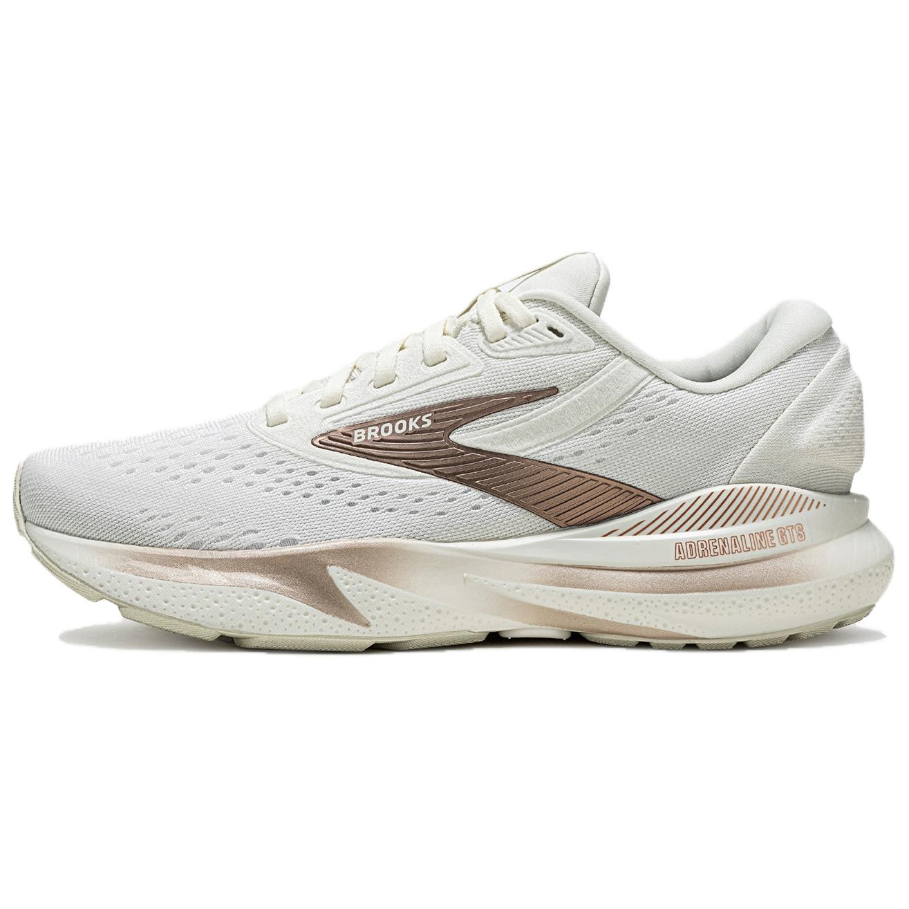 Brooks Adrenaline GTS 24 Abrasion Resistant Low top Long Distance Running Shoes Women’s White