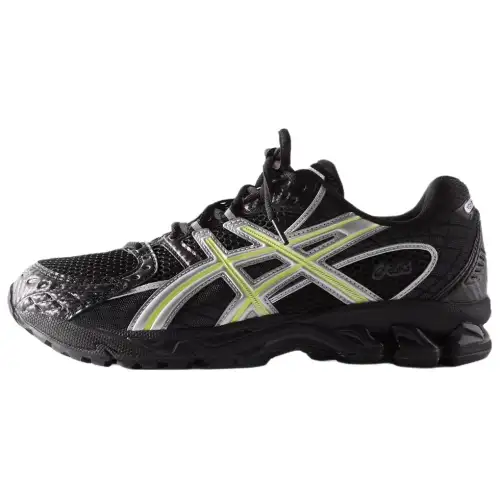 KITH x ASICS GEL Nimbus 10.1 Comfortable And Lightweight Abrasion Resistant Low top Running Shoes Unisex Black Silver