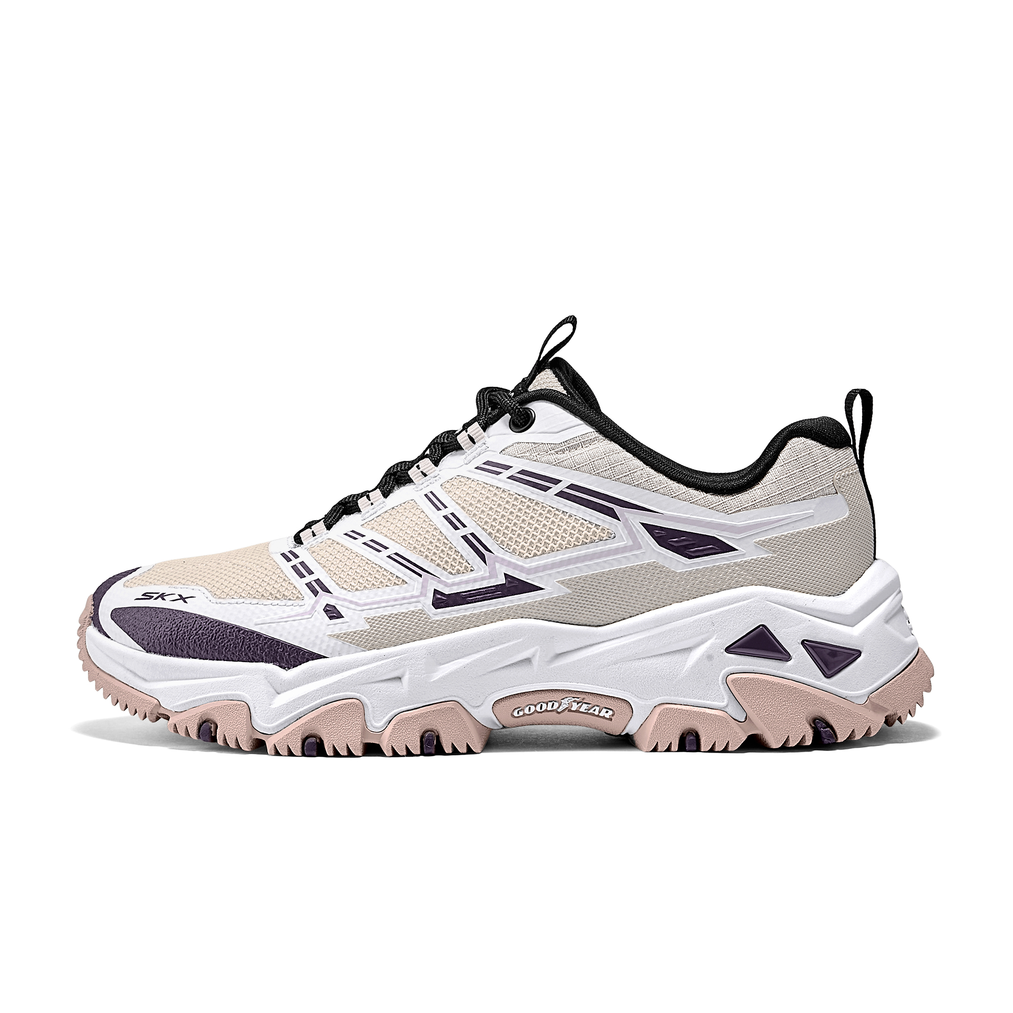 Skechers OUTDOOR WOMENS Abrasion Resistant Low top Outdoor Shoes Women’s Ecru