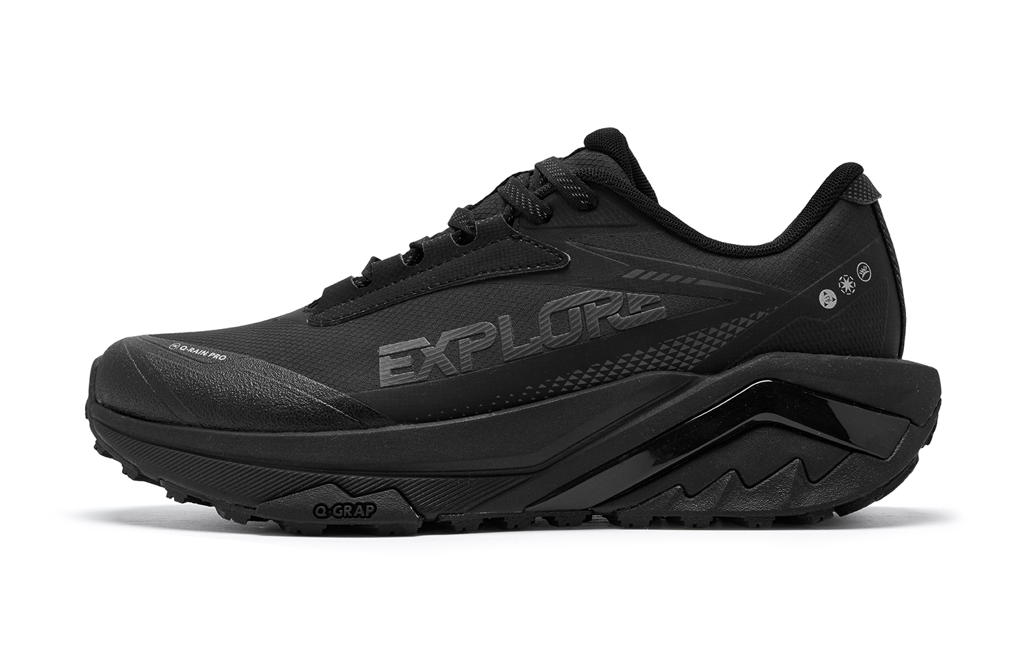 QIAODAN Swiftlet 5.0 Low top Trail Running City Commuting Running Shoes Men’s Black