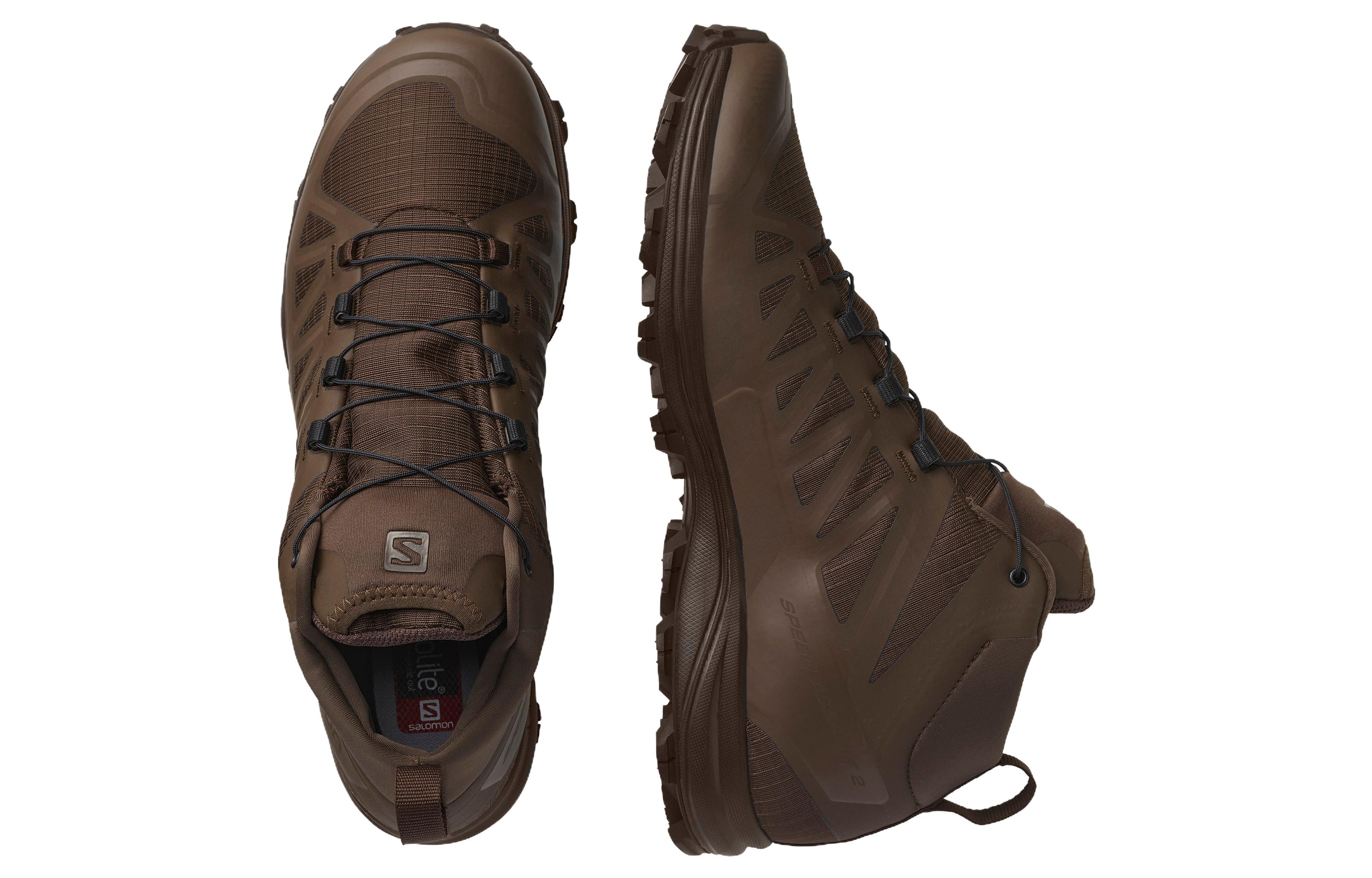 SALOMON Speed Assault 2 Comfortable Cushioning Mid top Outdoor Shoes Unisex Brown
