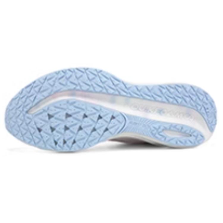 361° Feiying 5.0 Cushioning Slip Resistant Abrasion Resistant Breathable Low top Running Shoes Women’s White Blue
