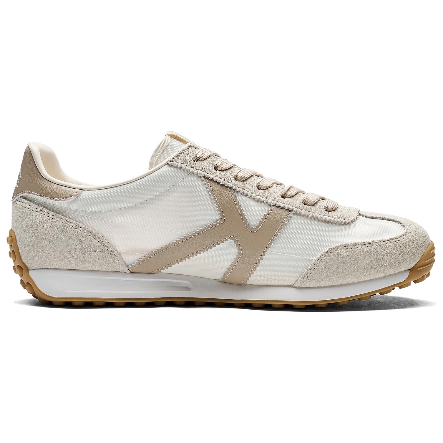 Kappa SERIES Slip Resistant Abrasion Resistant Low top Running Shoes Unisex Winter White Light Yellow Gray Khaki