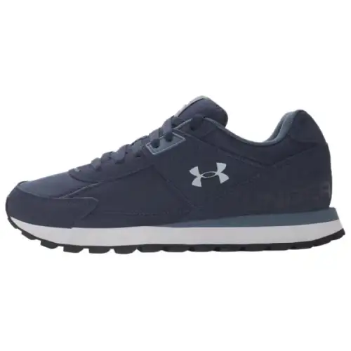 Under Armour Essential Textile, Leather Low top Running Shoes Men's Blue