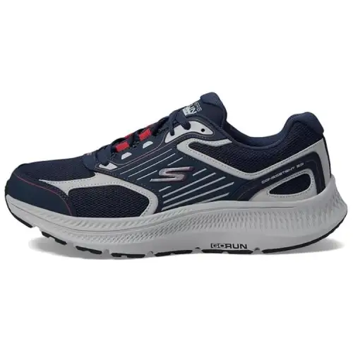 Skechers Go Run Consistent Comfortable Low top Running Shoes Men's Blue Red
