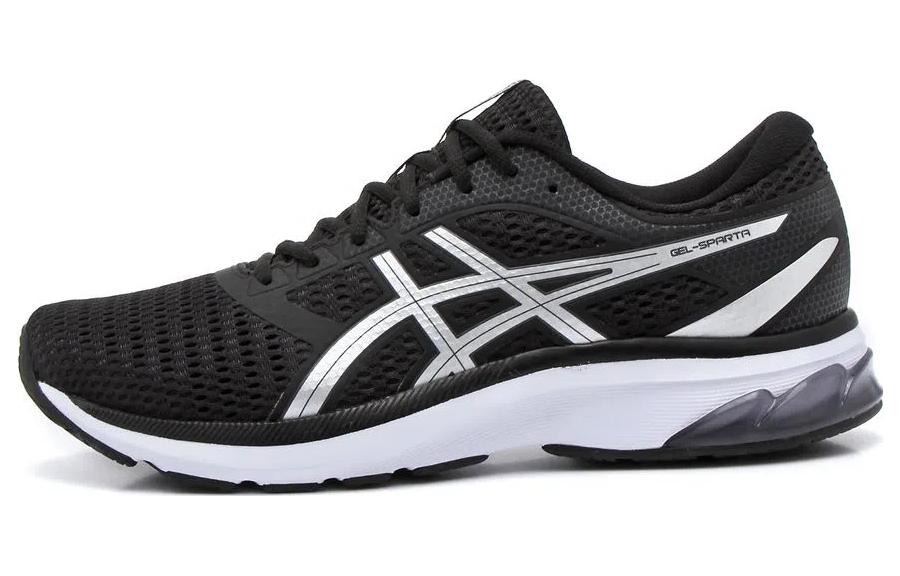 Asics Gel Sparta Comfortable Abrasion Resistant Breathable Low top Running Shoes Men's Black White
