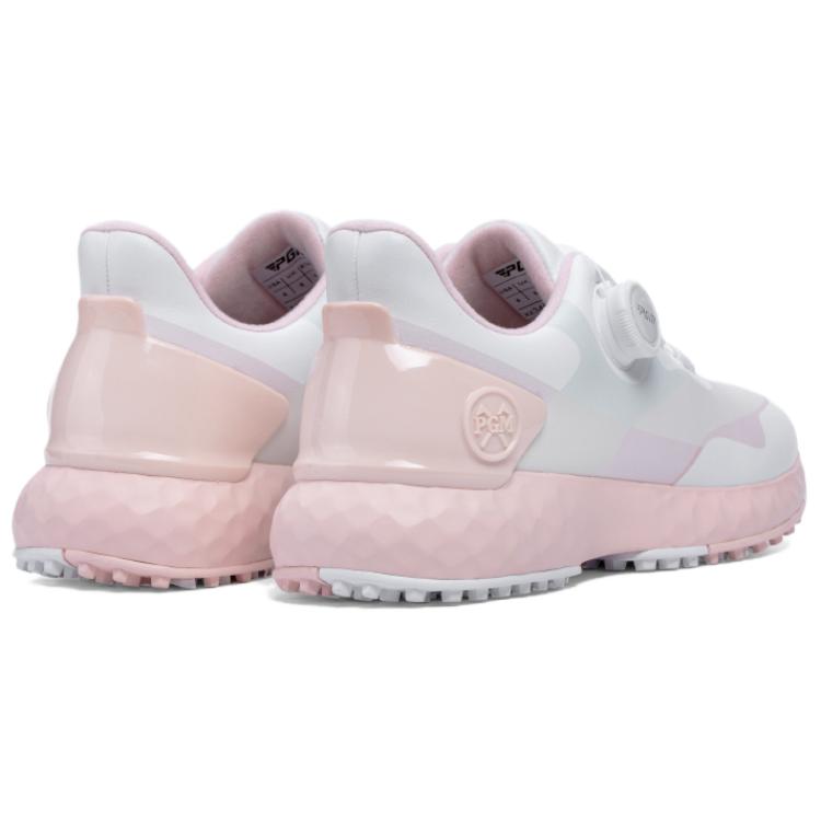 PGM Classic And Versatile Waterproof Height Increasing Low top Golf Shoes Women’s Butterfly Multicolor Pink
