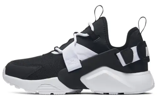 Nike Air Huarache City Low Black Black White Women's