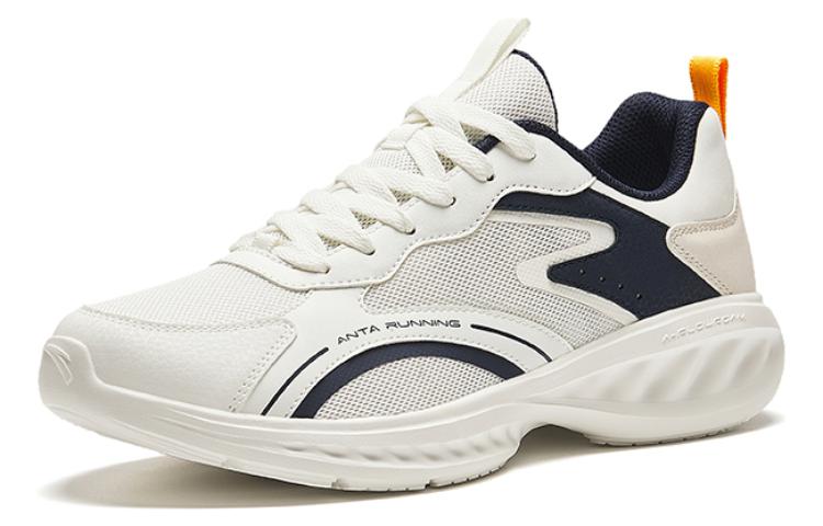 Anta Lightweight Abrasion Resistant Low top Running Shoes Men’s White Black