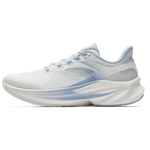 Anta Stinger 6 Low top A SHOCK FIBER Sprint Physical Fitness Test & Exam Running Shoes Women's White Blue