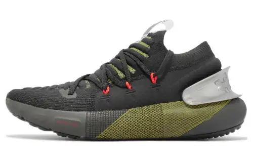 Under Armour HOVR Phantom 3 Breathable Low top Running Shoes Men's Black Green