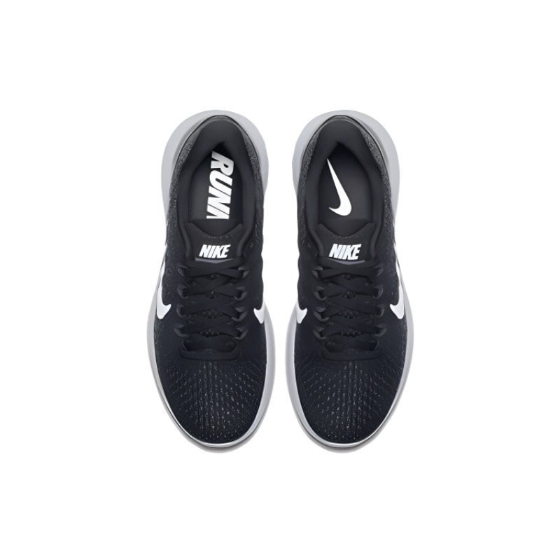 Женские кроссовки Nike Lunarglide 9 (черные) — Чёрный — фото 4