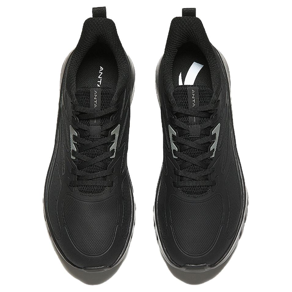 Anta Cushioning Slip Resistant Low top Casual Running Shoes Men’s Black