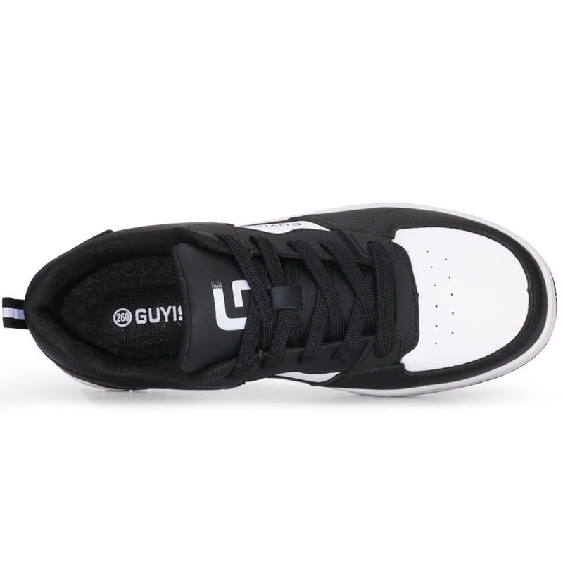 LANOUDUN Lightweight, Wear resistant, And Non slip Low top Outdoor Shoes Men’s Black White