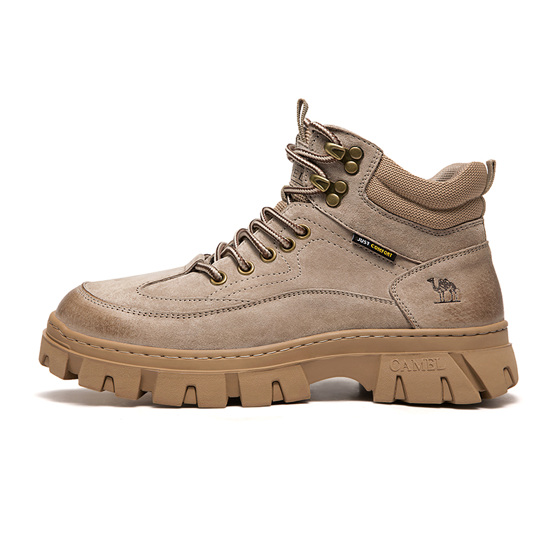 CAMEL Ankle Length Outdoor Boots 5CM Men's