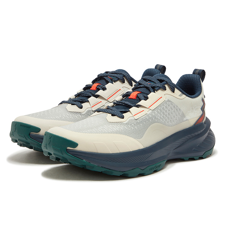 361° Slip Resistant, Abrasion Resistant, Breathable Low top Running Shoes Men’s White Ink Blue