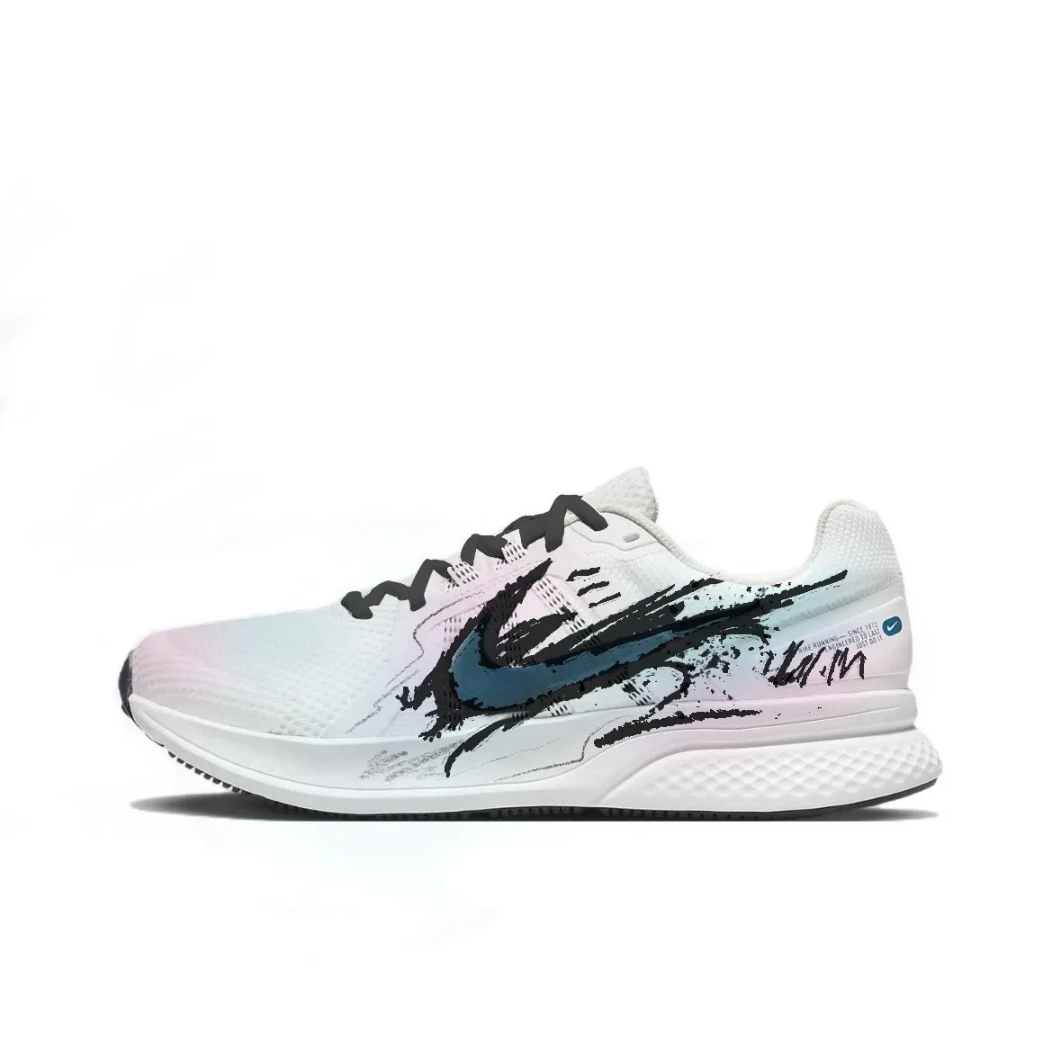 Nike Run Swift 2 Mesh Cushioning Slip Resistant Low top Running Shoes Men's