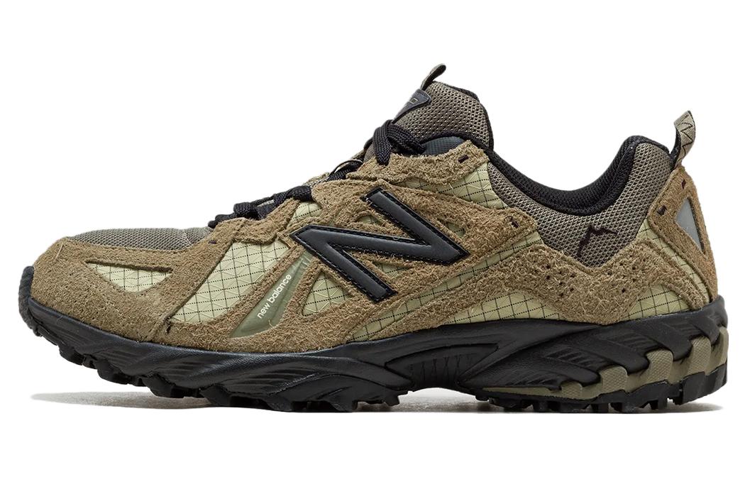 CAYLA x x New Balance 610T round toe, comfortable, wear-resistant, low-top, outdoor functional shoes, same style for men and women, olive green