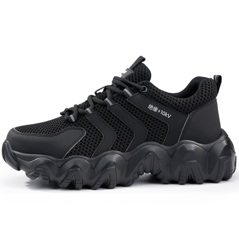 LANOUDUN Abrasion Resistant Breathable Coverage Low top Outdoor Shoes Unisex Black