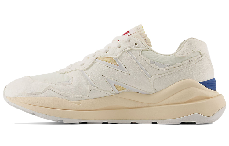 New Balance NB 5740 retro shock-absorbing and wear-resistant low-top casual running shoes for men and women, white