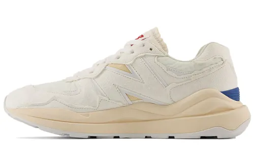 New Balance NB 5740 retro shock-absorbing and wear-resistant low-top casual running shoes for men and women, white