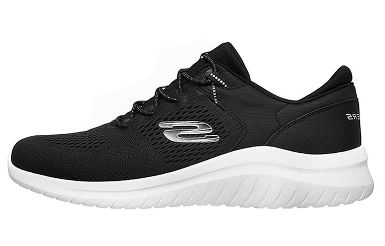 Skechers Ultra Flex 2.0 Mesh Cushioning Abrasion Resistant Breathable Lightweight Low top Running Shoes Men's Black