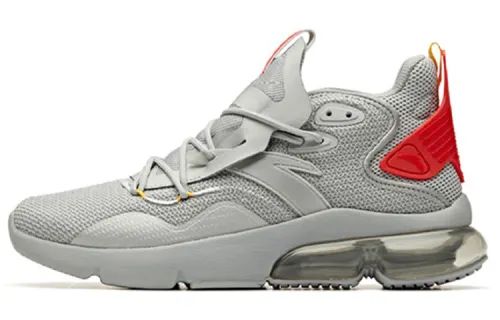 Anta High top Running Shoes Men's Gray Red