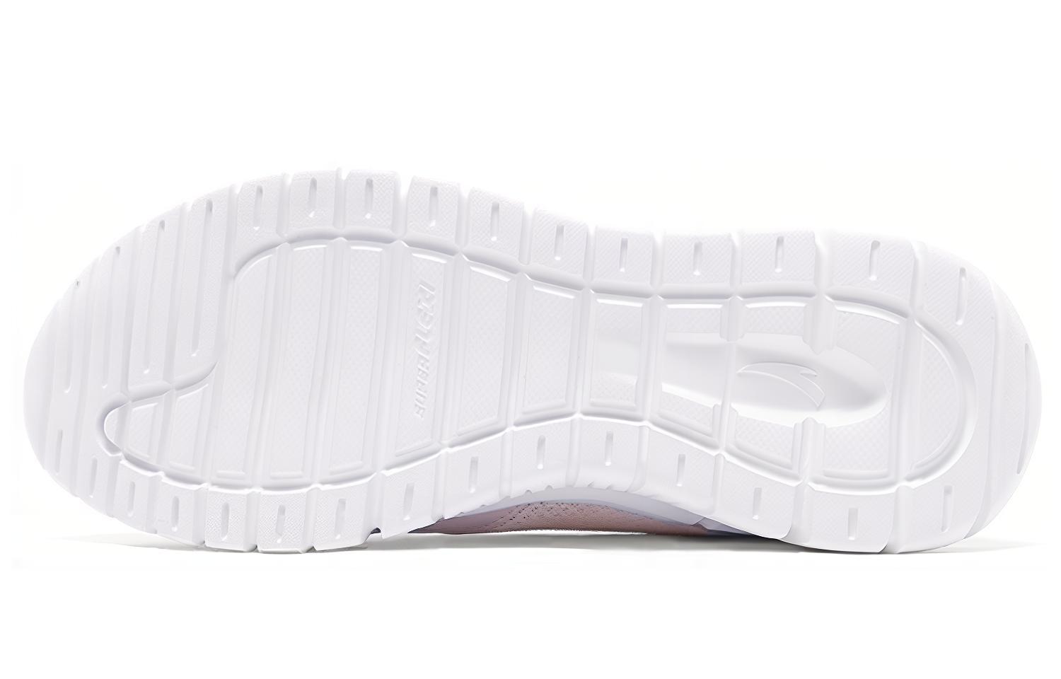 Anta Running Collection Textile, Synthetic Leather Low top EVA Midsole Casual Running Shoes Women’s Lotus Gray White