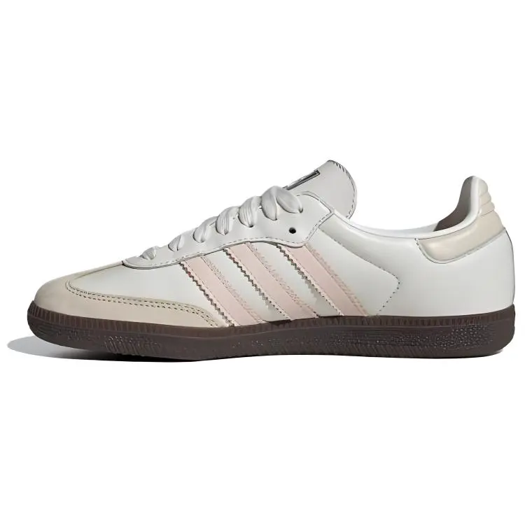Adidas Originals SAMBA OG W Abrasion Resistant Abrasion Resistant Low top Skateboard Shoes Women's White Pink