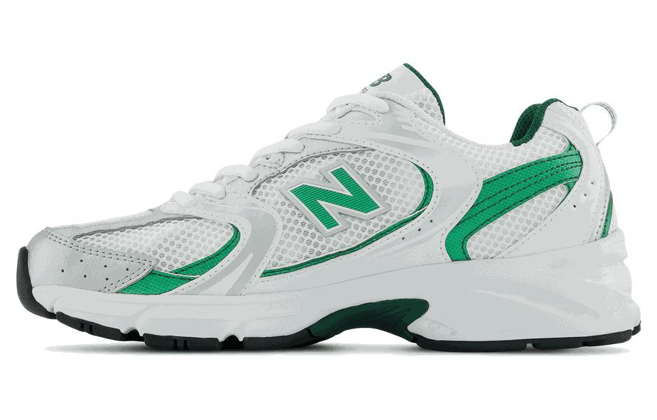 Кроссовки New Balance 530 (бело-зеленые)