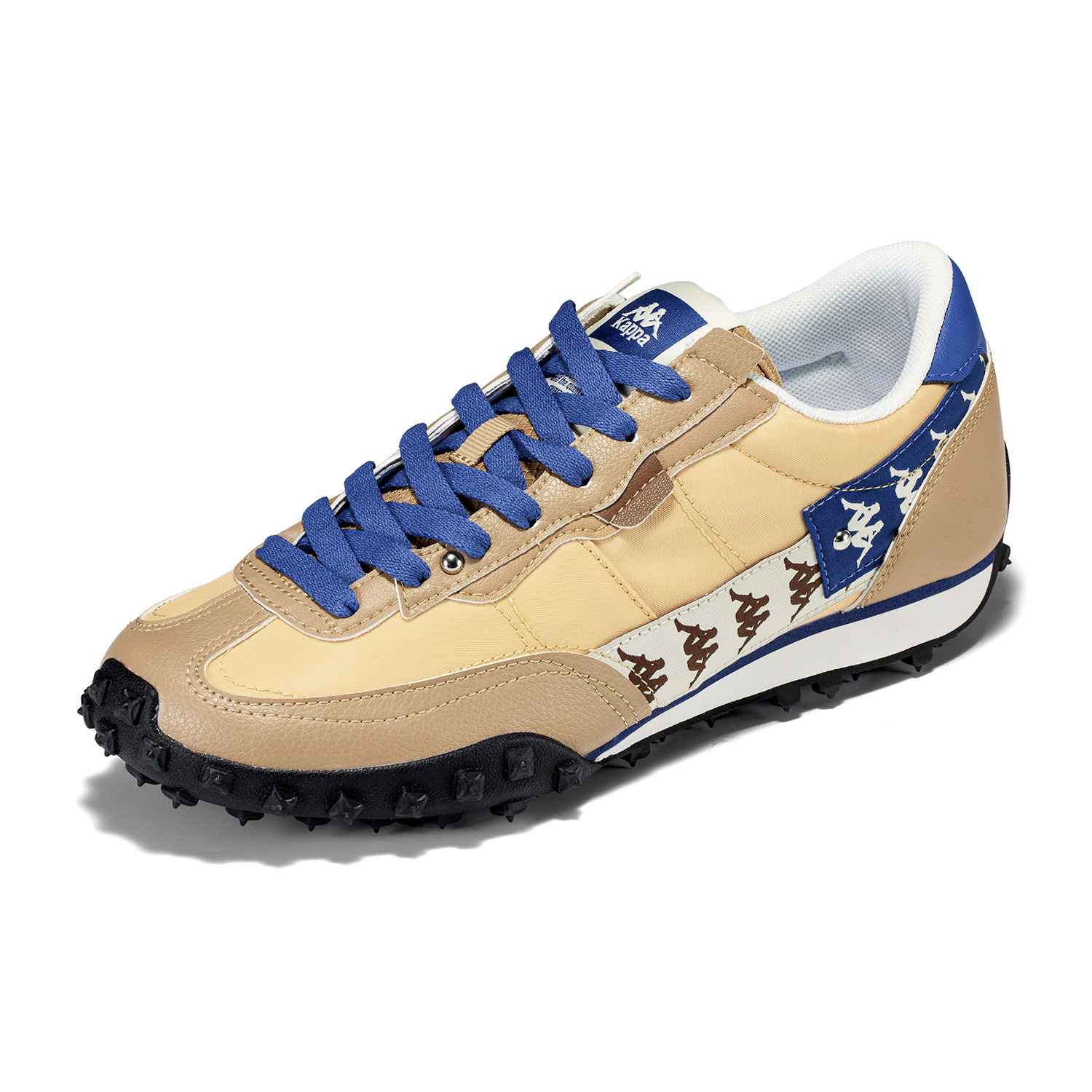Kappa Slip Resistant And Breathable Low top Casual Running Shoes Unisex Brown Blue