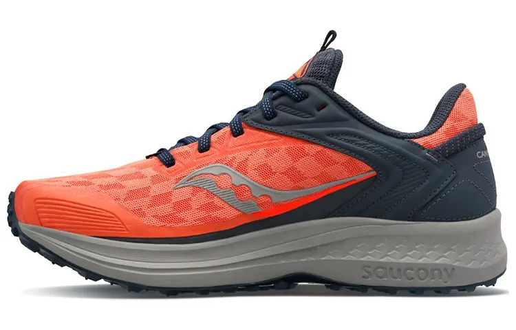 Saucony Running Shoes Women's Low Top Orange/Blue/Gray