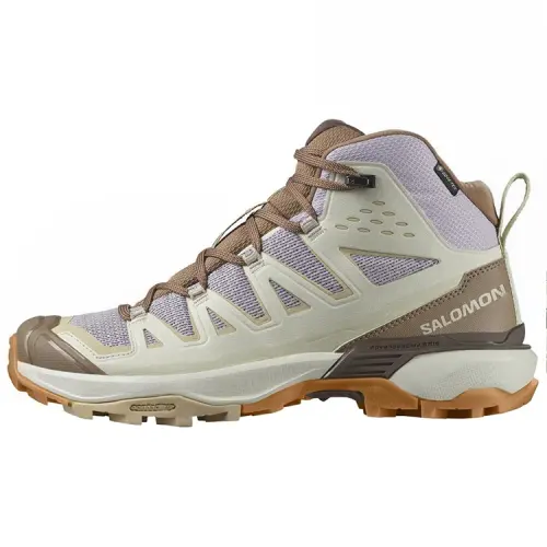 SALOMON X ULTRA 360 Outdoor Shoes Women's High Top Brown Purple