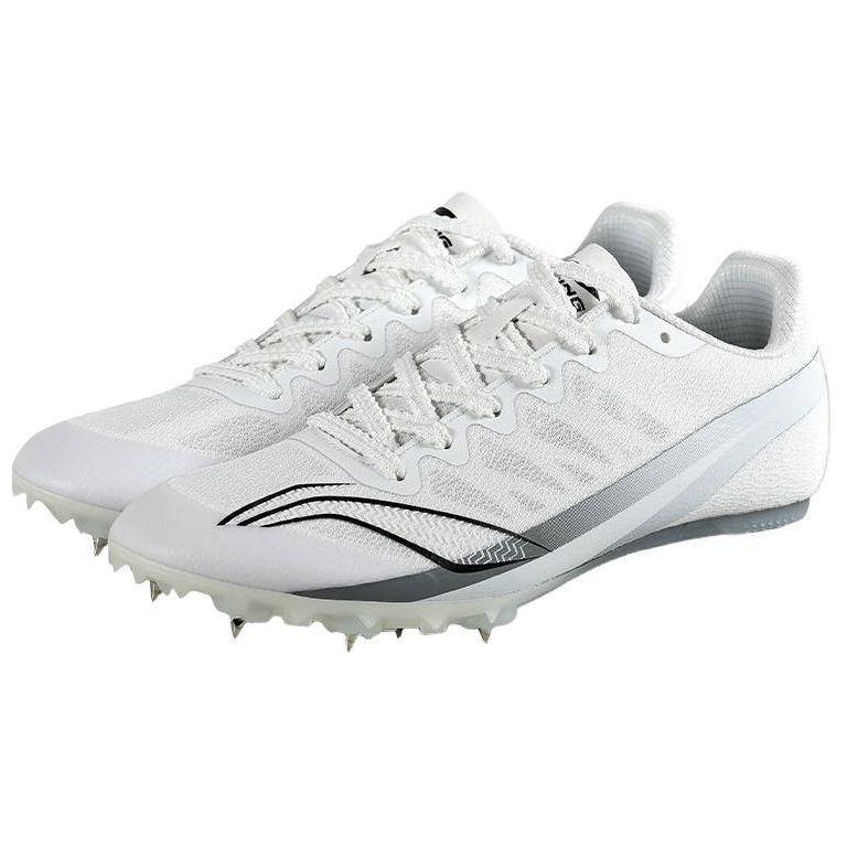 Li Ning Sports Life Collection Cushioning, Wear Resistant Low top Running Shoes Unisex White Gray