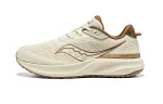 Saucony Fabric Cushioning, Wear Resistant Low top Casual Running Shoes Unisex Beige Brown