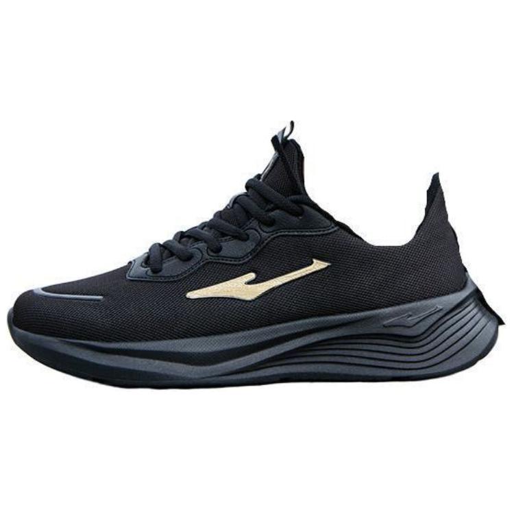 Erke Running Shoes Men’s Low Top Black