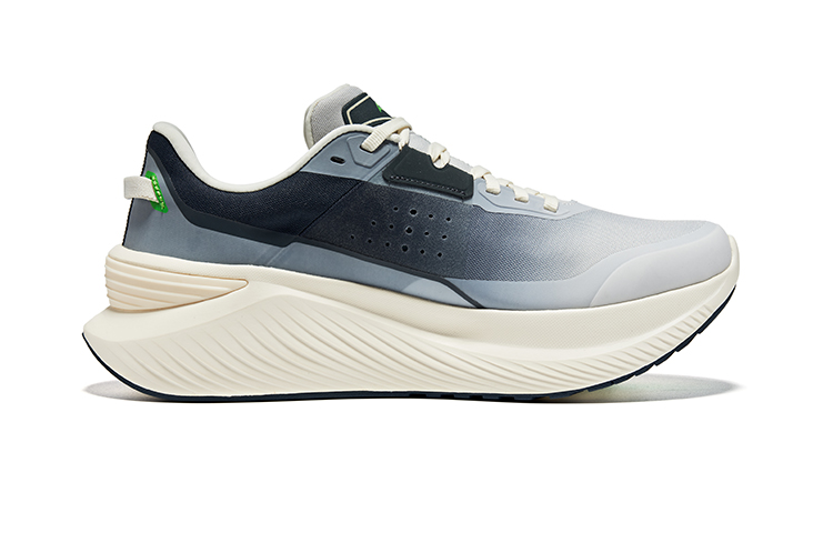 Saucony Shift Flow Lingxun Mesh Cushioning Slip Resistant Low top Running Shoes Unisex Gray Blue