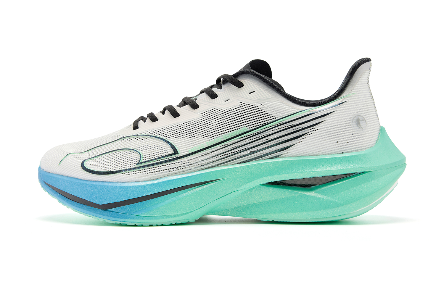 QIAODAN Flying Speed 3 PRO Running Shoes Men’s Low Top Jordan White Smart Green
