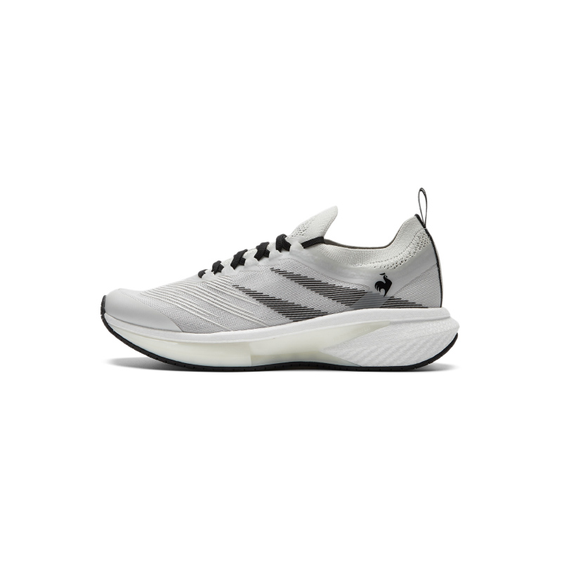 Le Coq Sportif Cushioning Breathable Low top Running Shoes Unisex Light Gray