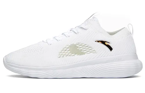 Anta Cushioning Breathable Low top Running Shoes Unisex Anta White