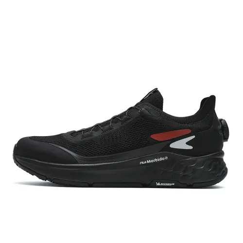 FILA BOA Fabric Low top Running Shoes Men's Black