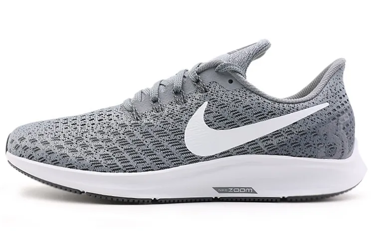 Nike Pegasus 35 Mesh Cushioning Slip Resistant Cushioning Slip Resistant Low top Casual Running Shoes Men's Gray