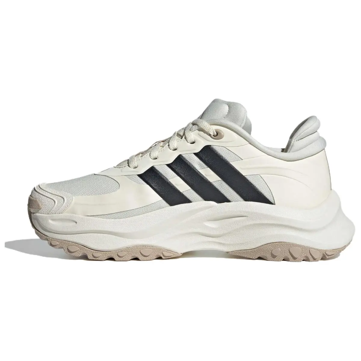 Adidas Maxxwavy Soft And Comfortable Cushioning, Wear Resistant Low top Chunky Sneakers Unisex White