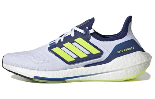 Adidas UltraBoost 22 'White Solar Yellow Blue'
